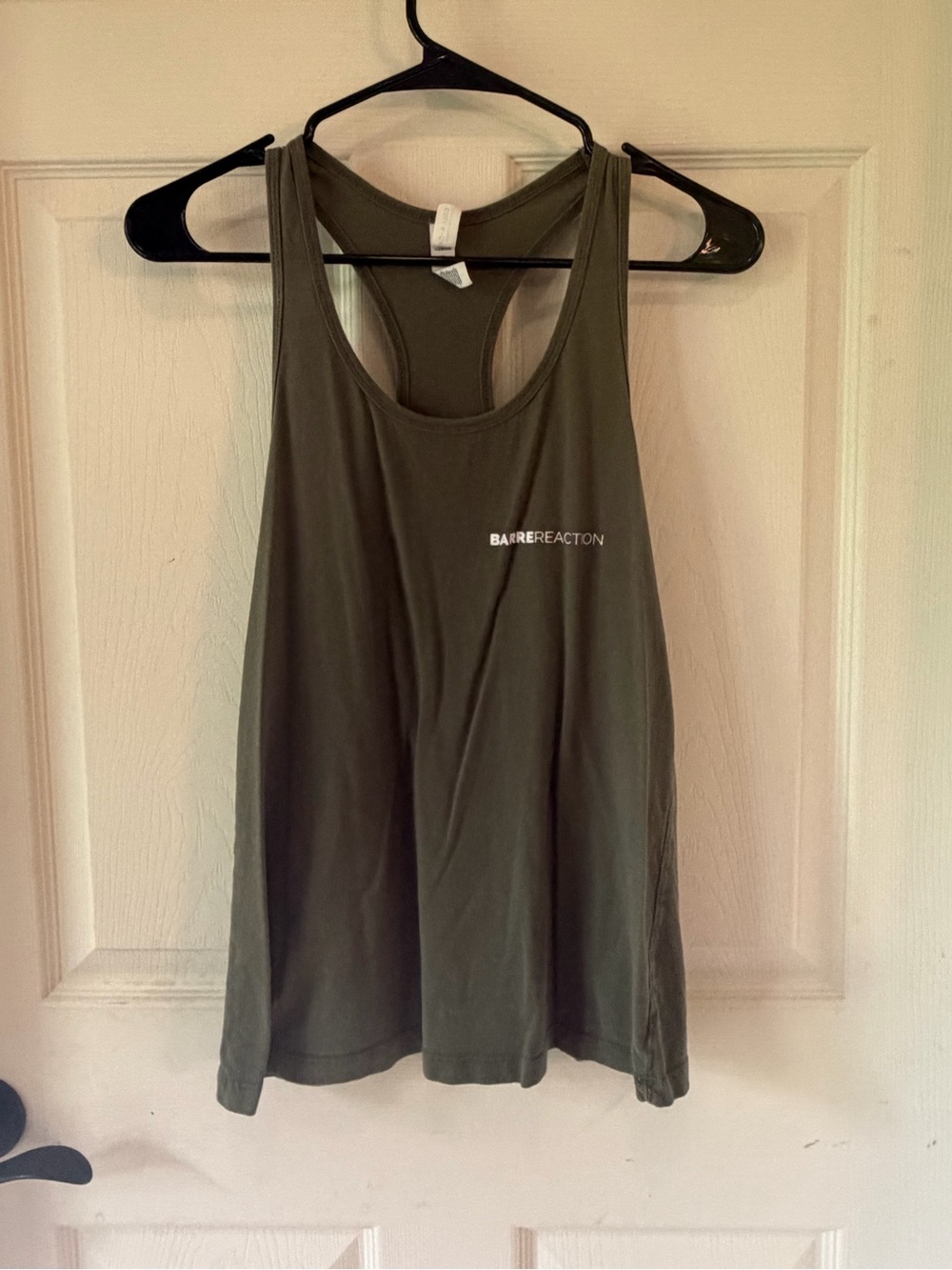 Bella Canvas Olive Green Racerback Tank* - size M